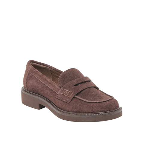 Dolce Vita Tiggy Loafer in Mahogany Suede