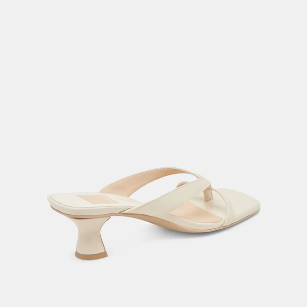 dolce vita Brevel leather low heel in off white