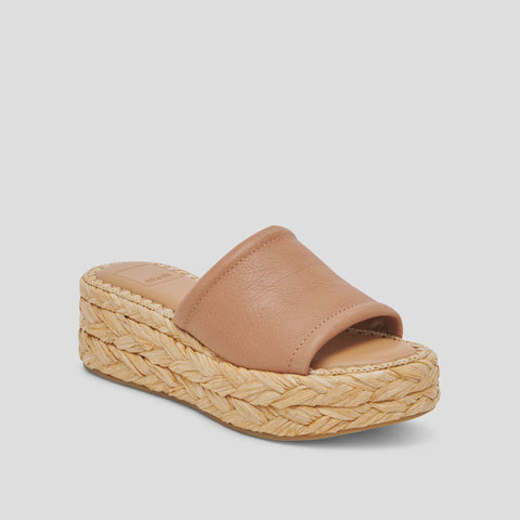 Dolce Vita Chavi Platform Sandal in Honey Leather