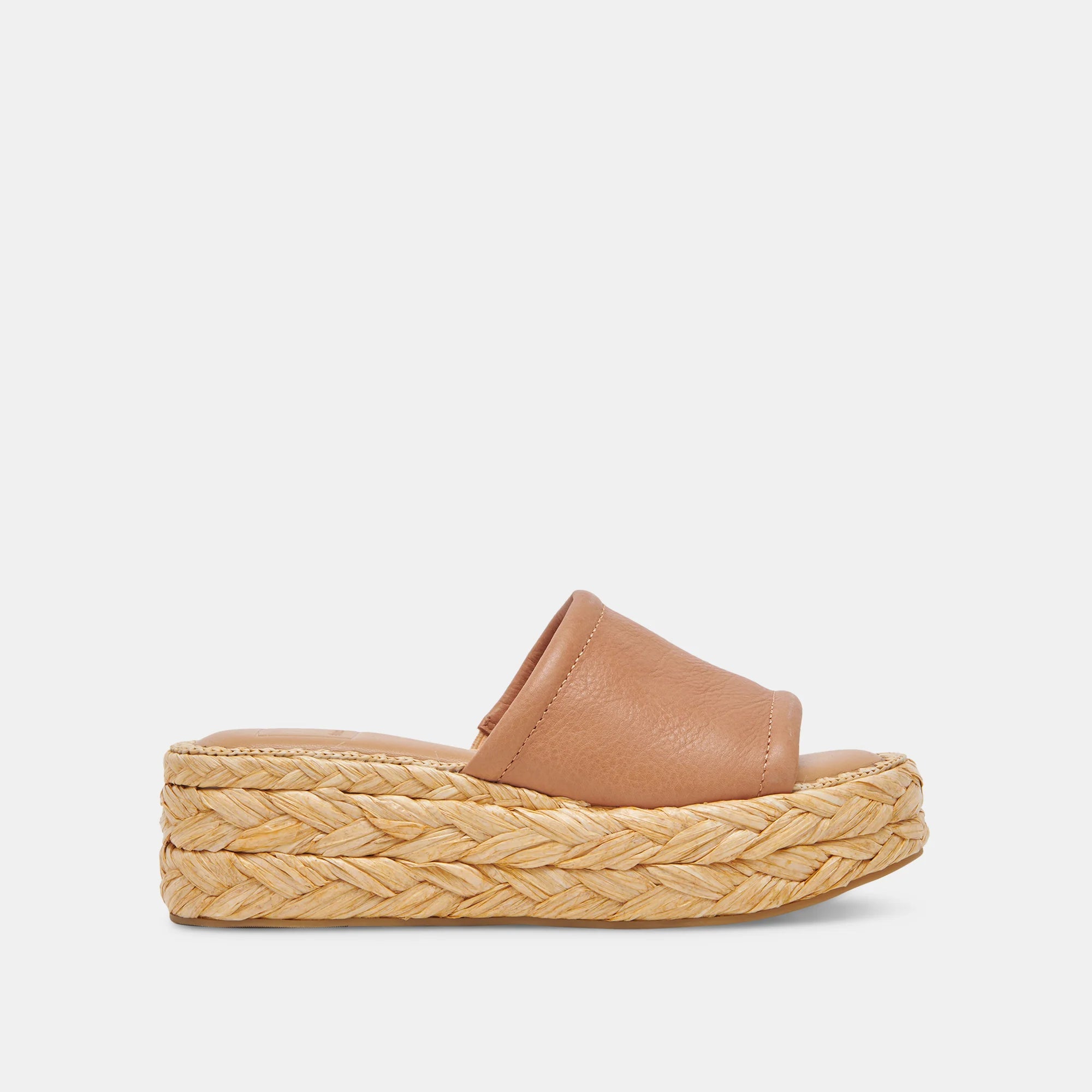 Dolce Vita Chavi Platform Sandal in Honey Leather