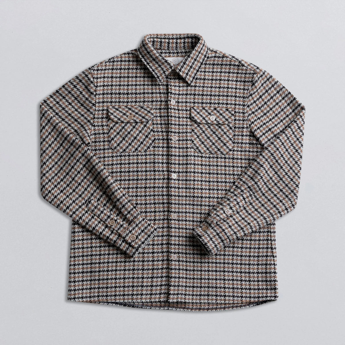 Champlain Lodge Overshirt in Cream