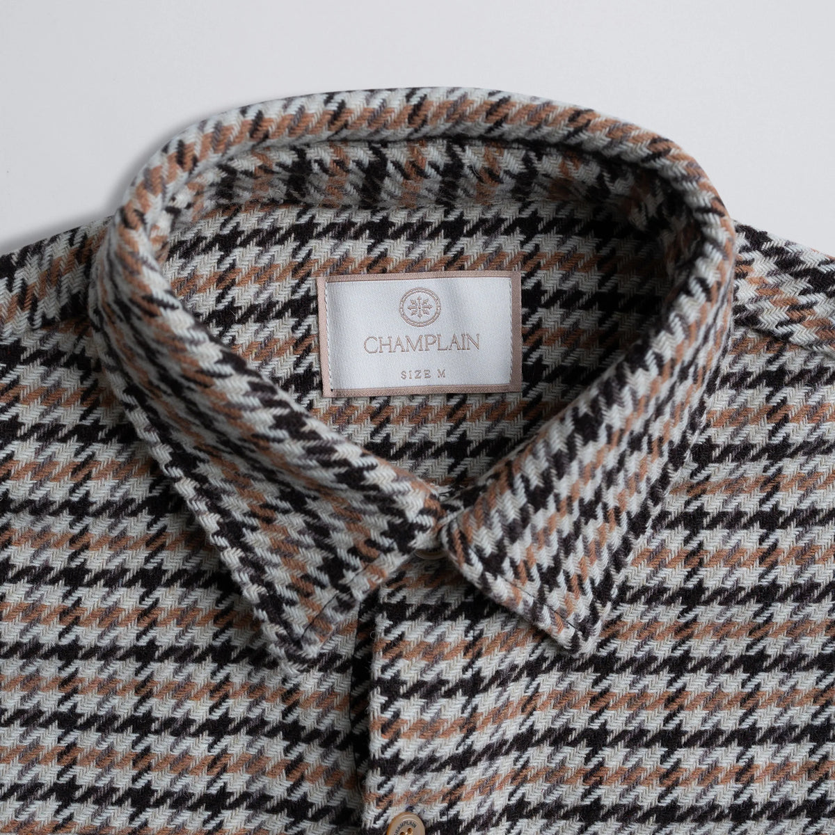 Champlain Lodge Overshirt in Cream