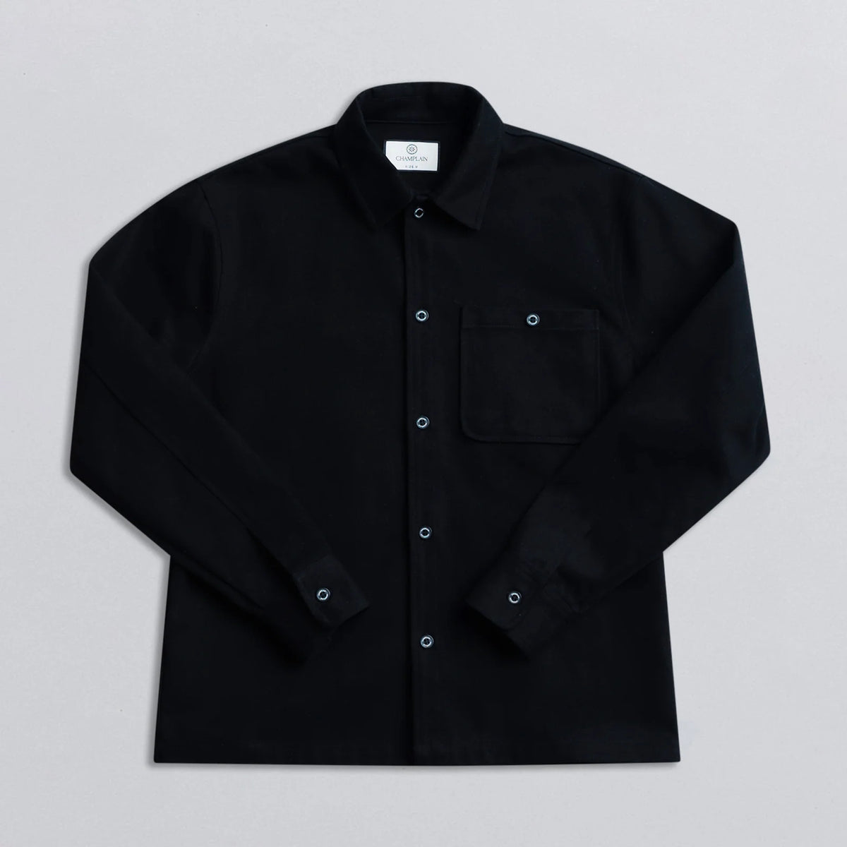 Champlain Field Overshirt in Black