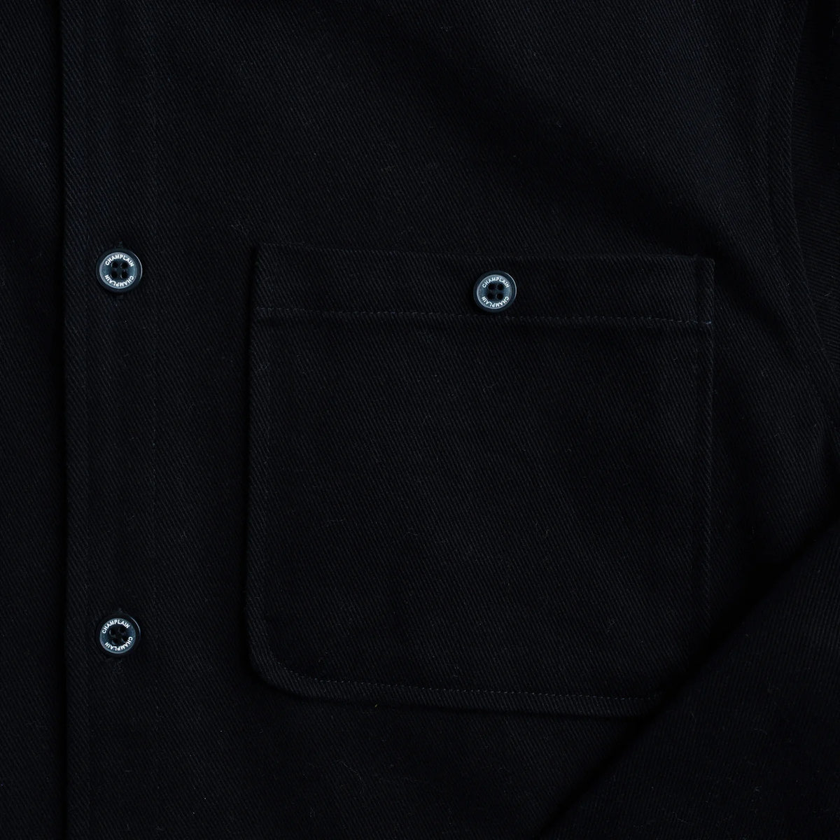Champlain Field Overshirt in Black