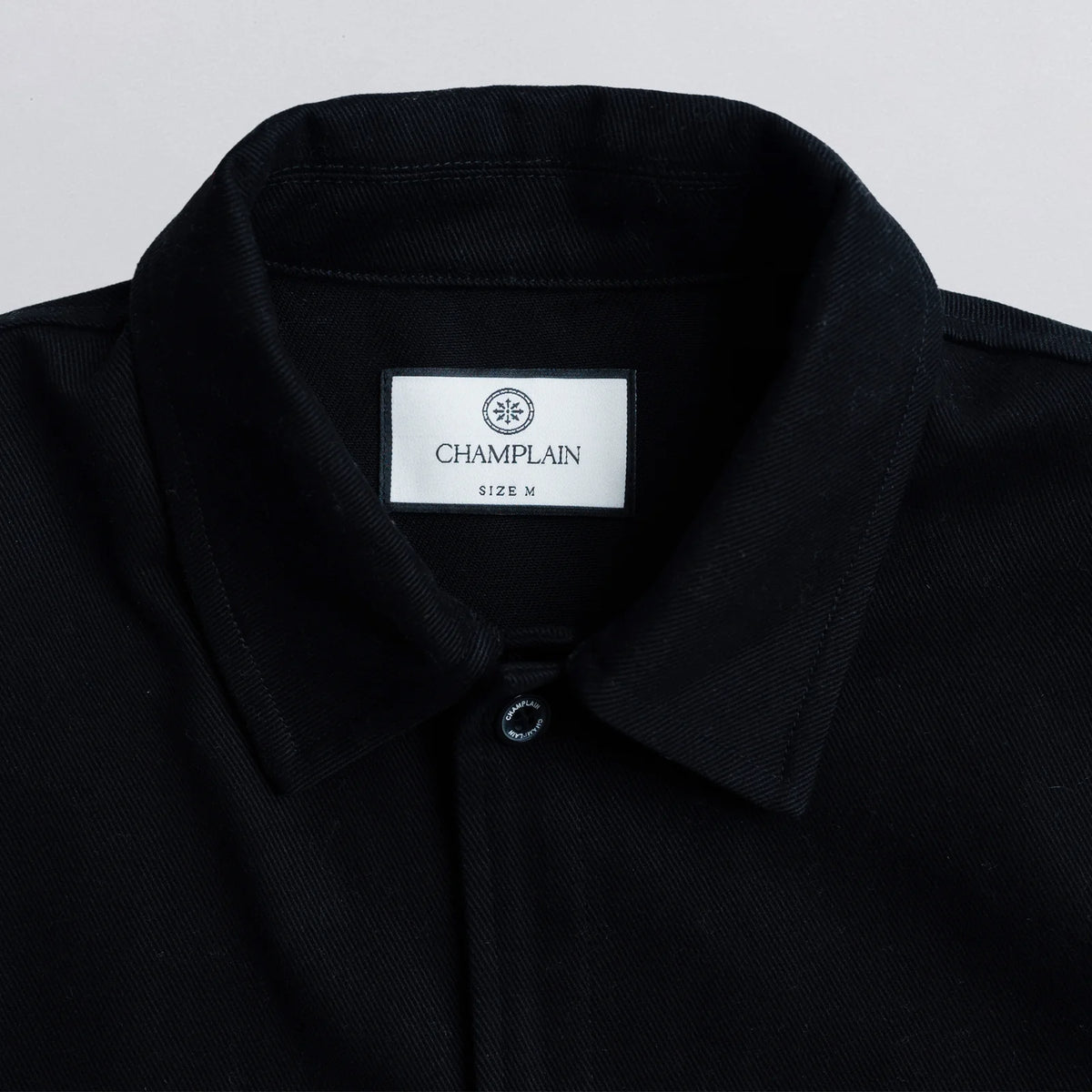 Champlain Field Overshirt in Black