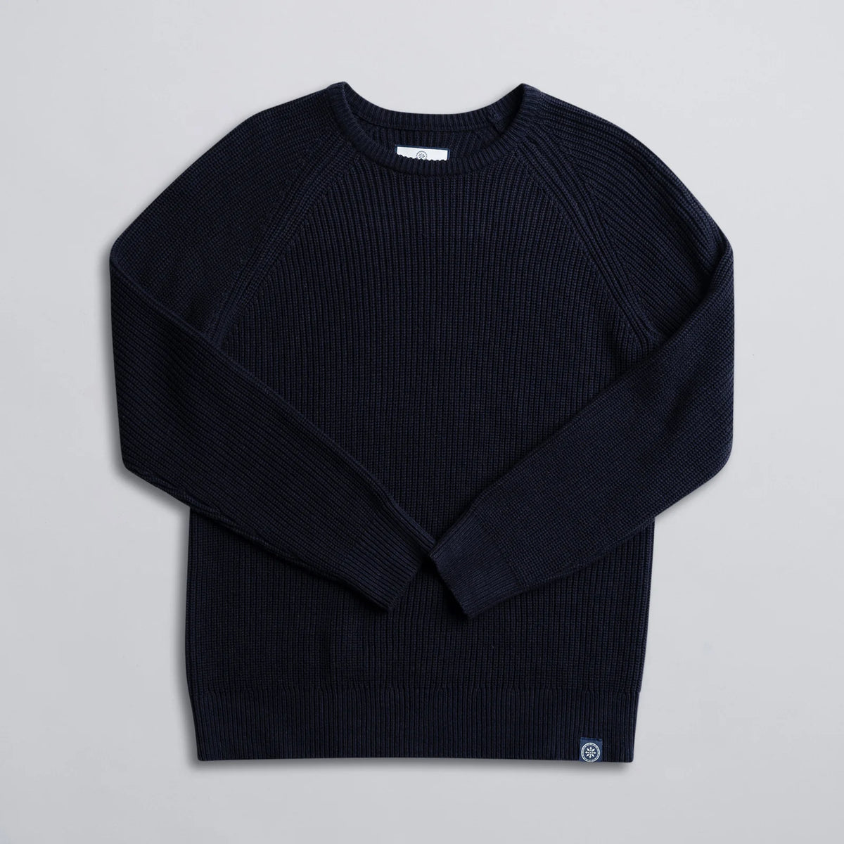 Champlain Fisherman Sweater in Navy