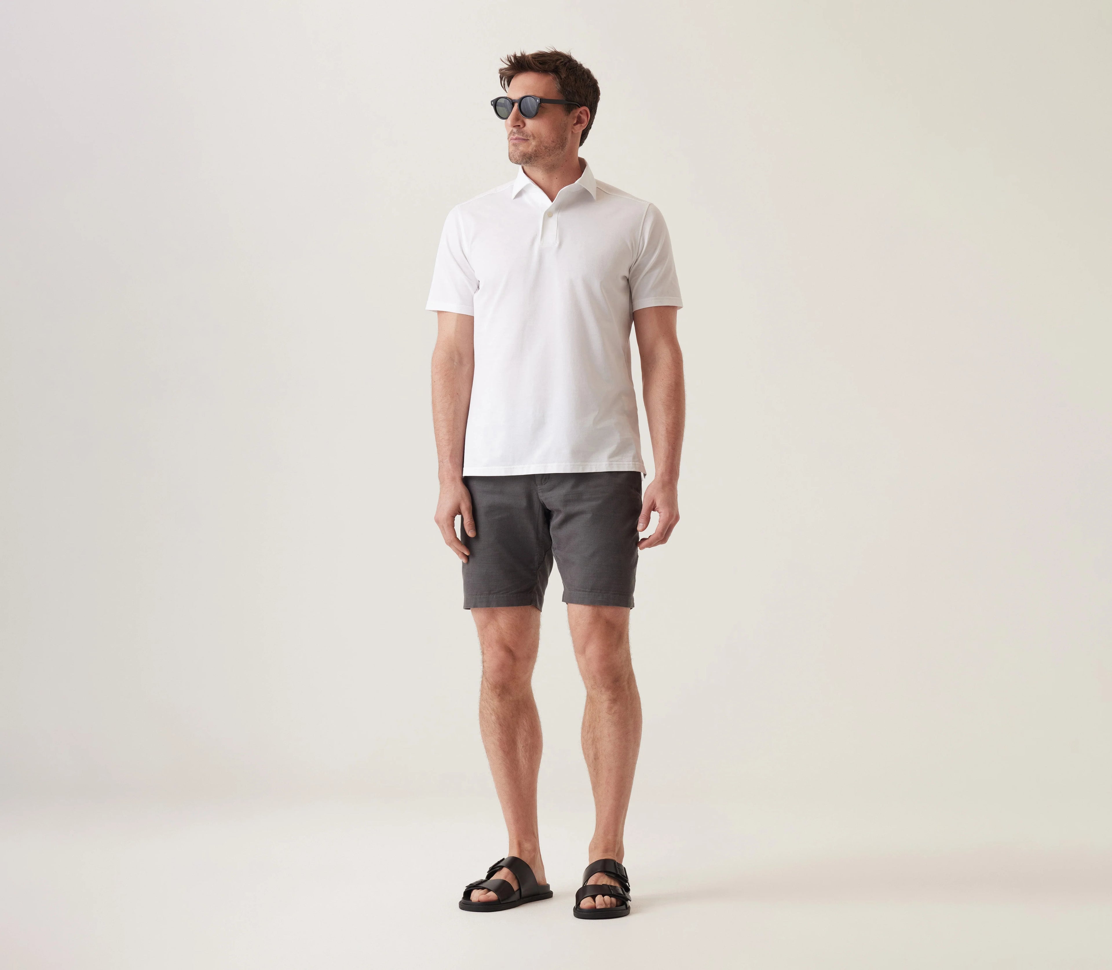 DEKE GALAXY Bermuda Short in Stretch Cloud Corduroy - Shadow