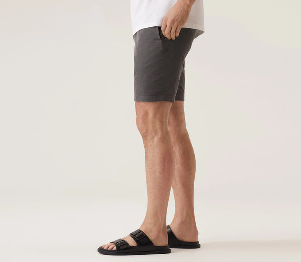 DEKE GALAXY Bermuda Short in Stretch Cloud Corduroy - Shadow