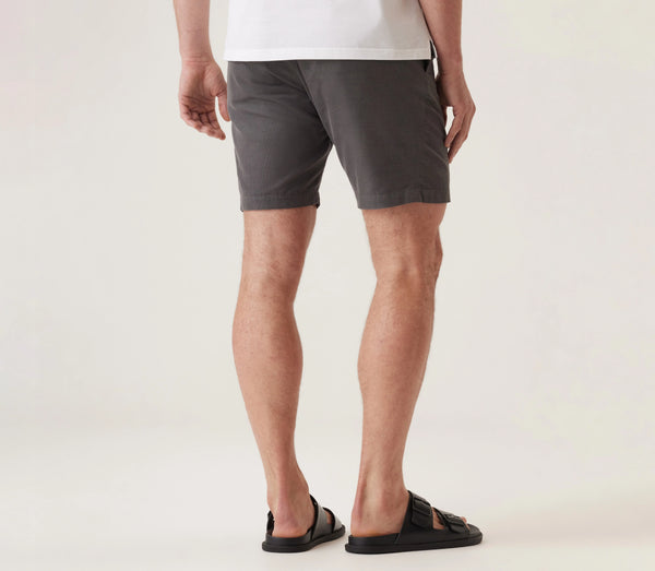 DEKE GALAXY Bermuda Short in Stretch Cloud Corduroy - Shadow