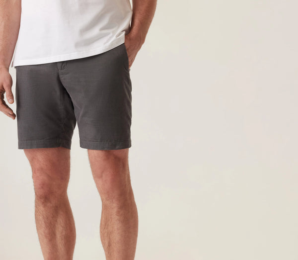 DEKE GALAXY Bermuda Short in Stretch Cloud Corduroy - Shadow