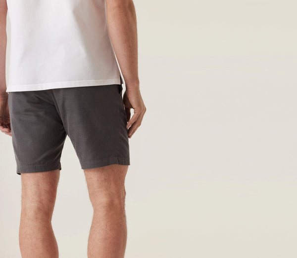 DEKE GALAXY Bermuda Short in Stretch Cloud Corduroy - Shadow