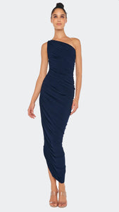 Norma Kamali Diana Gown in True Navy