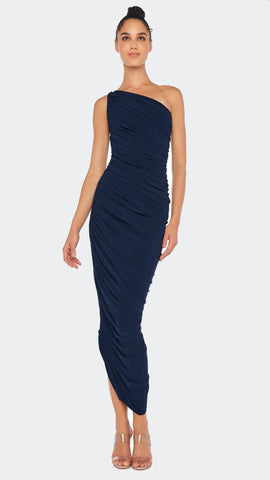 Norma Kamali Diana Gown in True Navy
