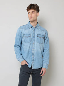 AG Men's Aiden Western Shirt - Glisten