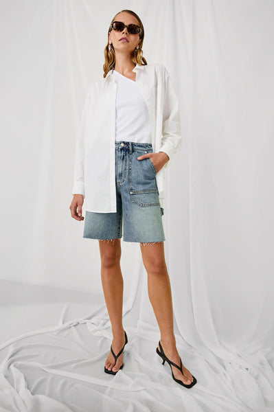 Rails Elsa Cotton Shirt in White