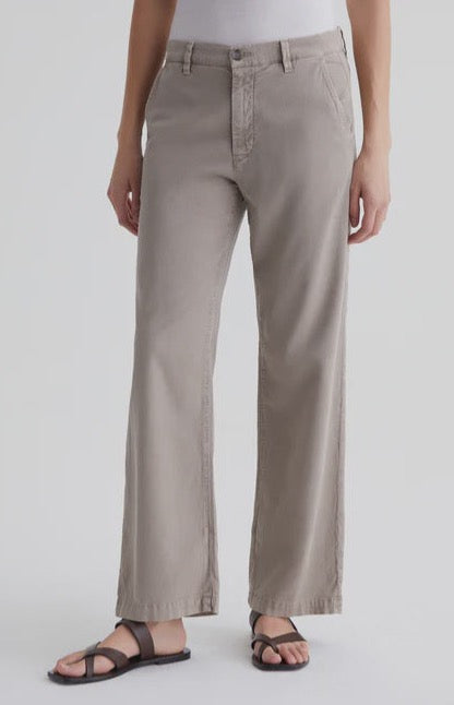 AG Caden Straight Trouser in Sulfur Desert Taupe