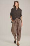 Velvet Easton Cotton Poplin Pant in Sahara