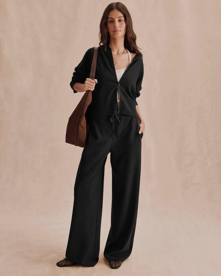 Splendid Winslow Full Length Pant in Black