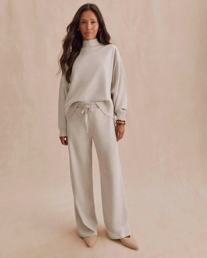 Splendid Winslow Full Length Pant in Pale Oak Heather