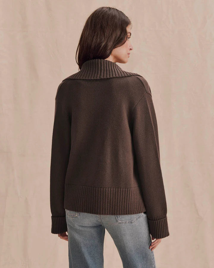 Splendid Aria Open Sweater Jacket in Java