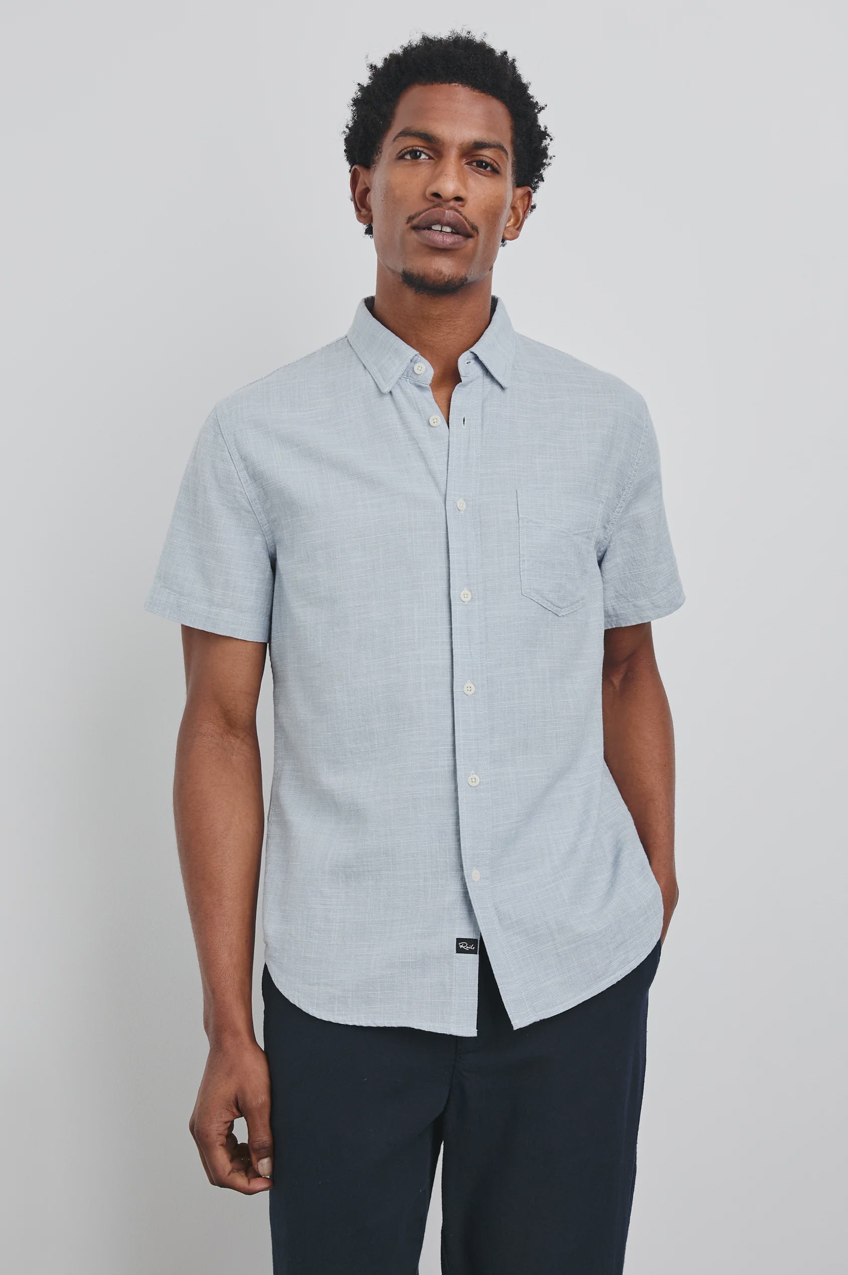 Rails Men's Fairfax S/S Shirt - Tidal Etch