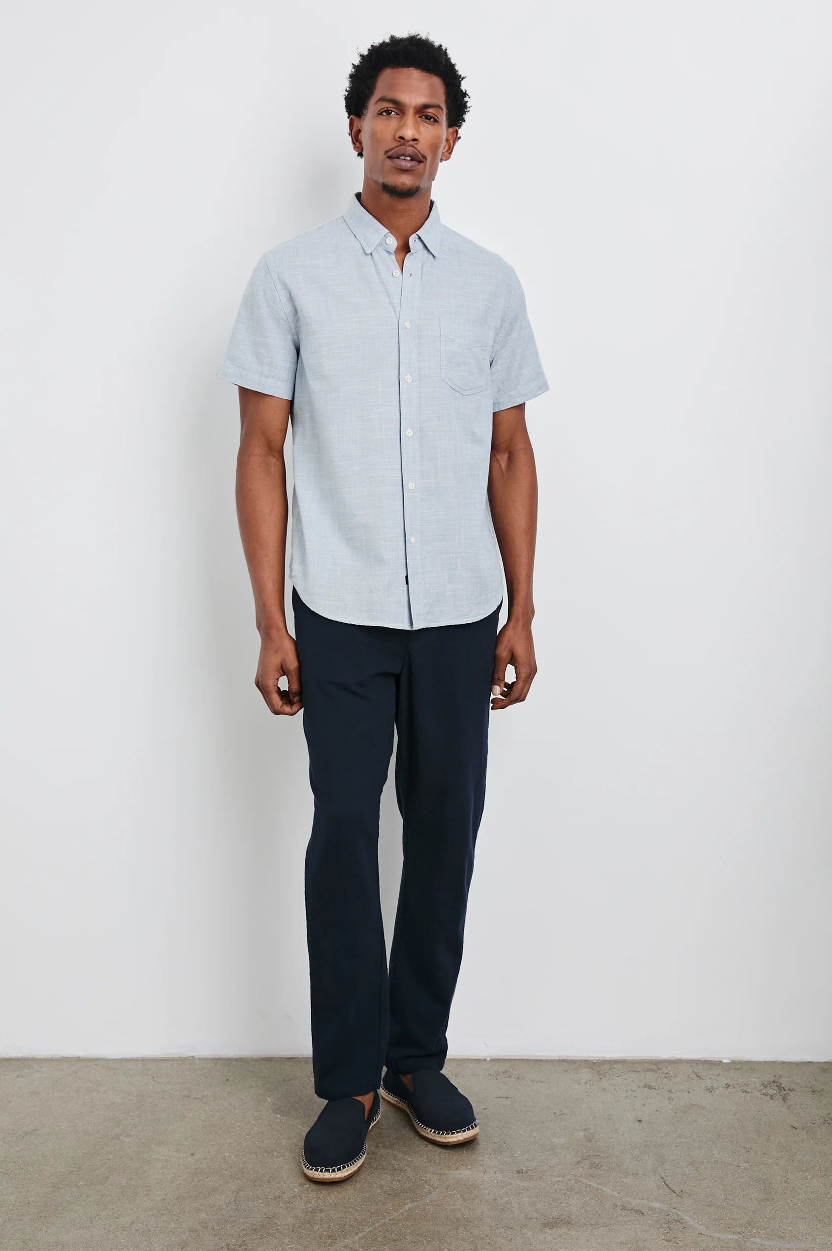 Rails Men's Fairfax S/S Shirt - Tidal Etch
