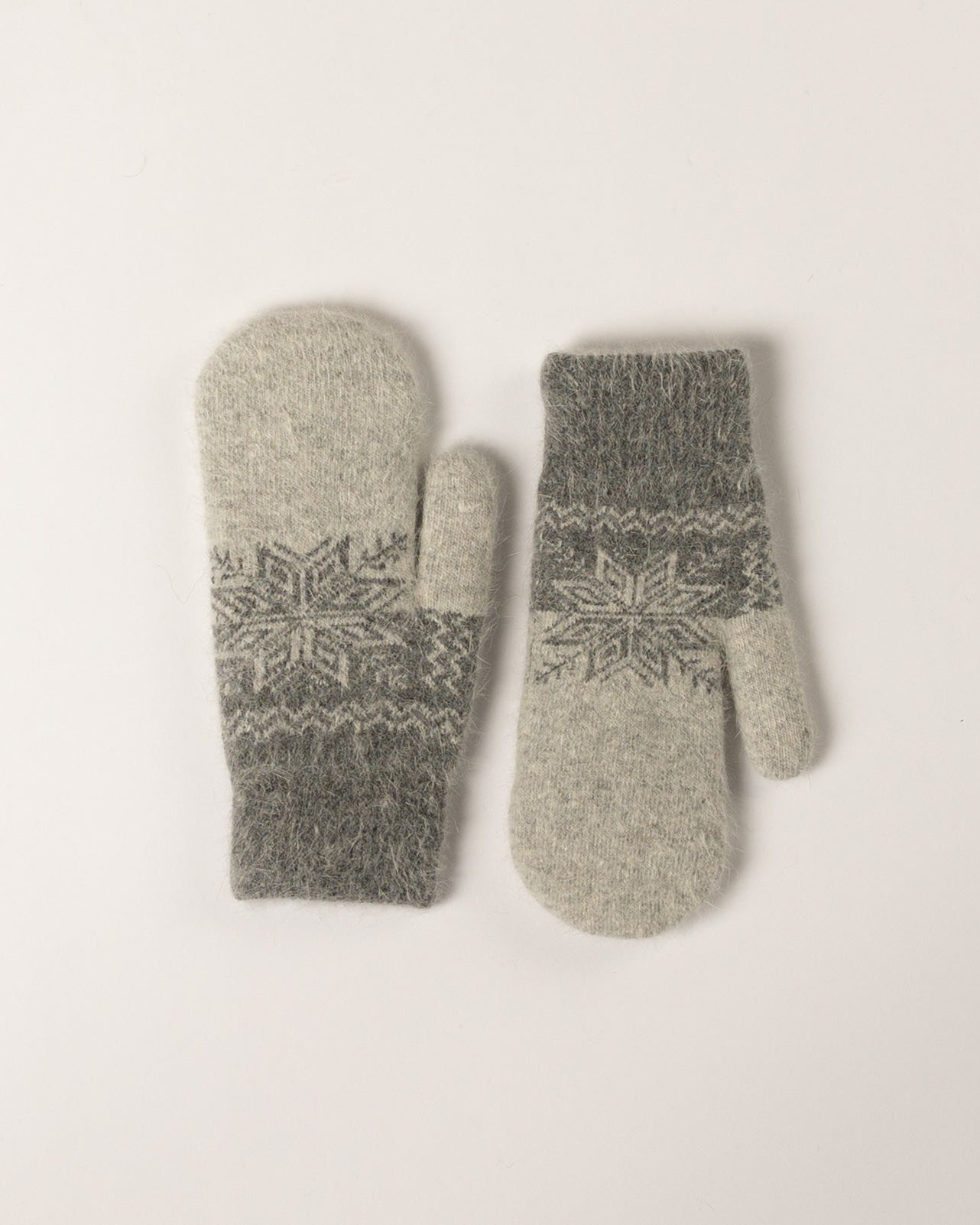 Lyla & Luxe Fairisle Printed Mittens in Drizzle Mix