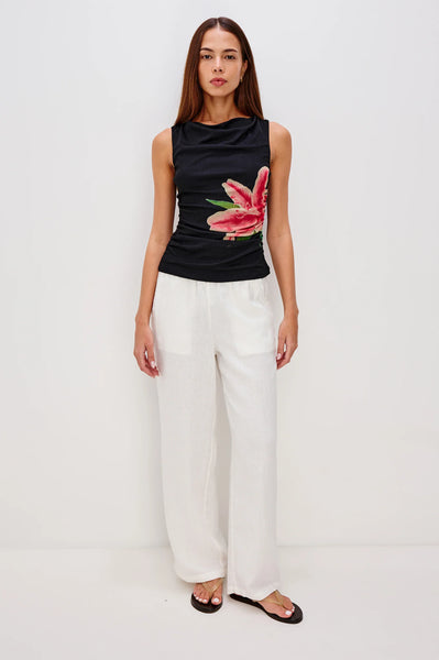 Rails Fete Mesh Top in Peach Lily