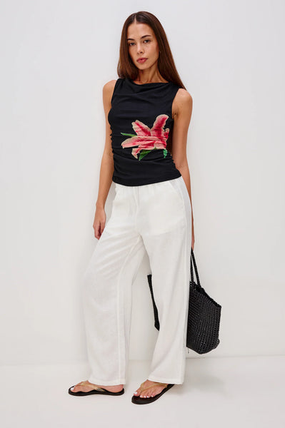 Rails Fete Mesh Top in Peach Lily