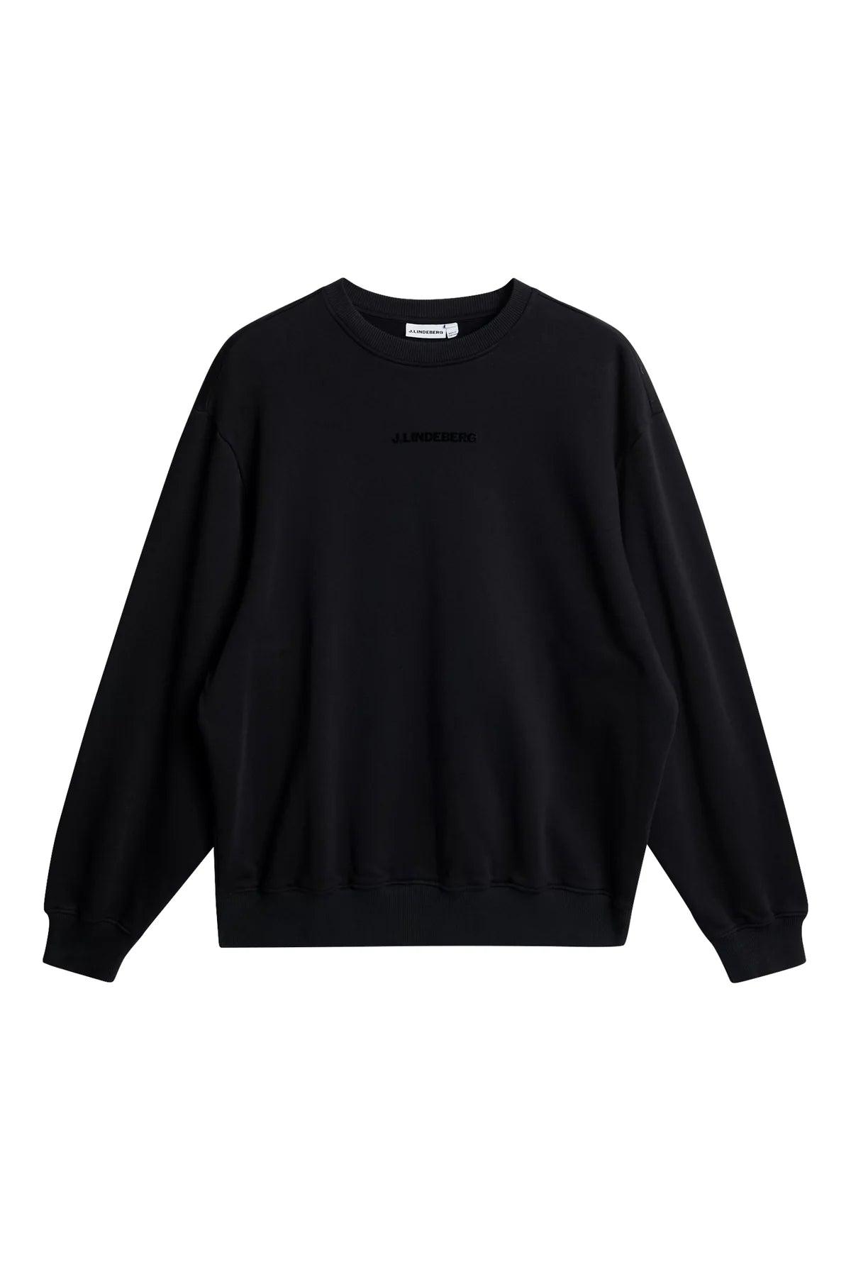 J.Lindeberg Callan Crew Neck in Black