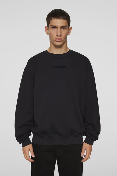 J.Lindeberg Callan Crew Neck in Black