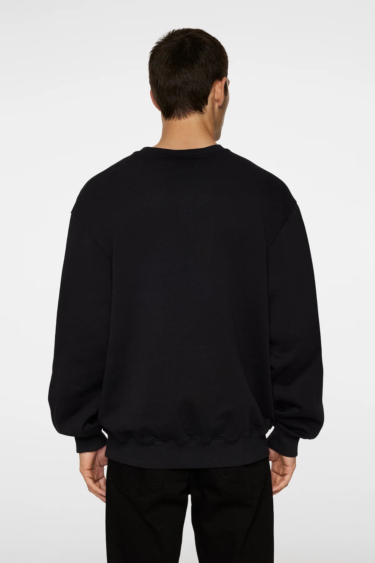 J.Lindeberg Callan Crew Neck in Black