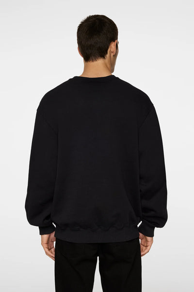 J.Lindeberg Callan Crew Neck in Black