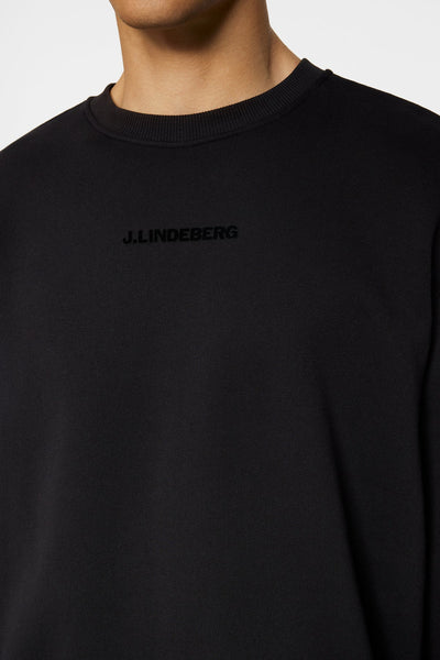 J.Lindeberg Callan Crew Neck in Black