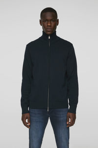 J.Lindeberg Alexis Full Zip Cardigan in JL Navy