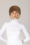Lyla & Luxe Faux Fux Headband in Beaver