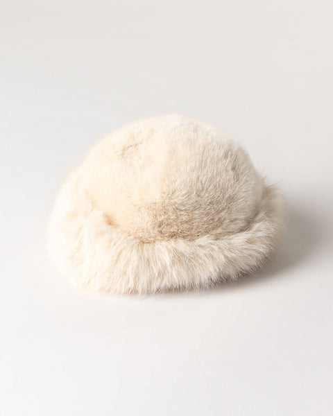 Lyla & Luxe Faux Fur Hat in Arctic