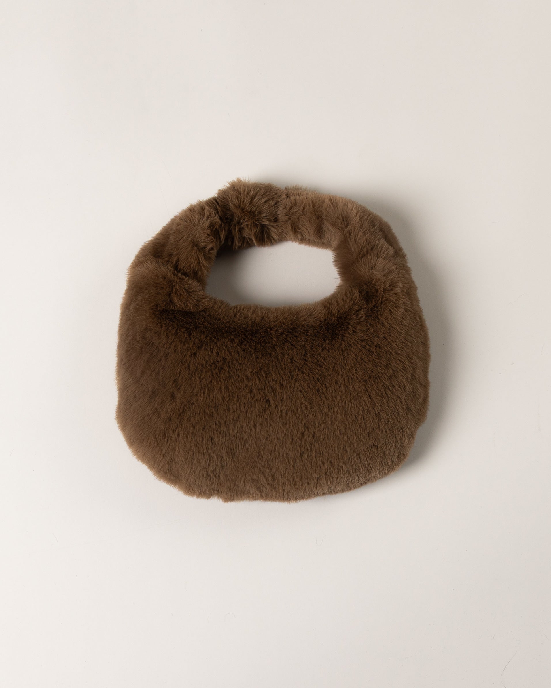 Lyla & Luxe Faux Fur Perfect Purse in Camel