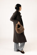 Lyla & Luxe Faux Fur Perfect Purse in Camel