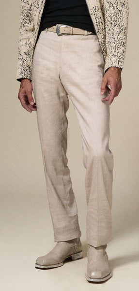 John Varvatos FLINT Linen Pant - Natural