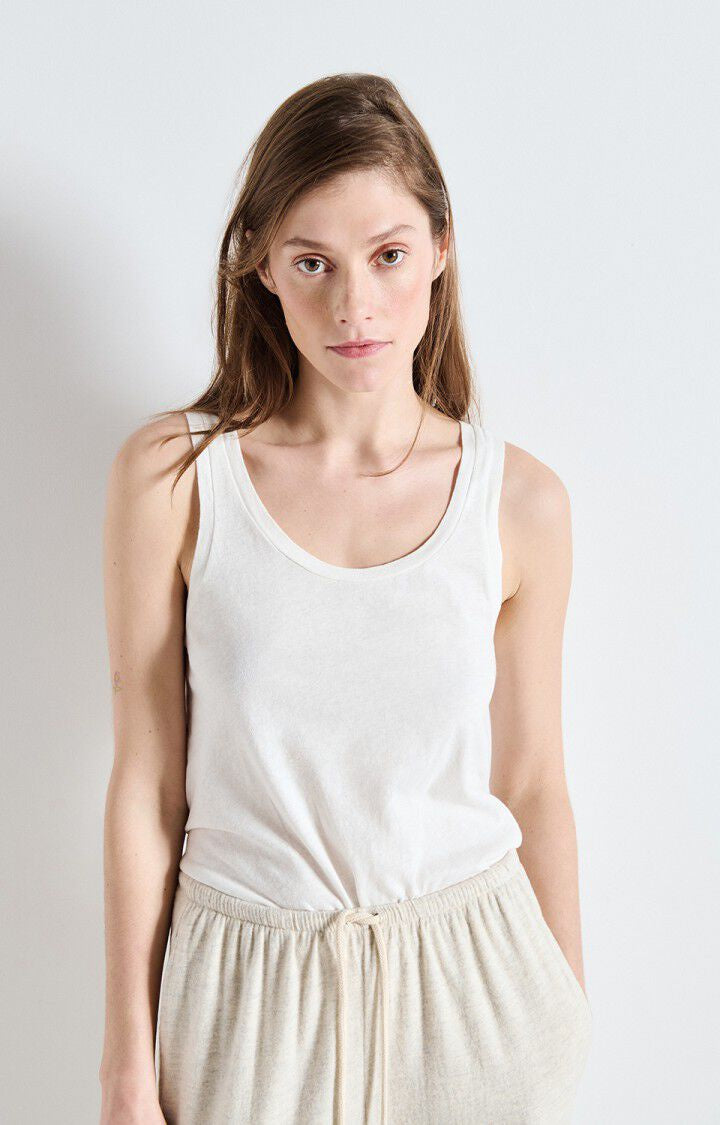 American Vintage GAMIPY Tank Top in White