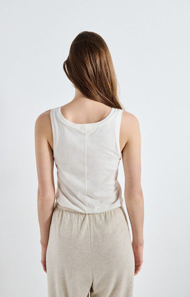 American Vintage GAMIPY Tank Top in White