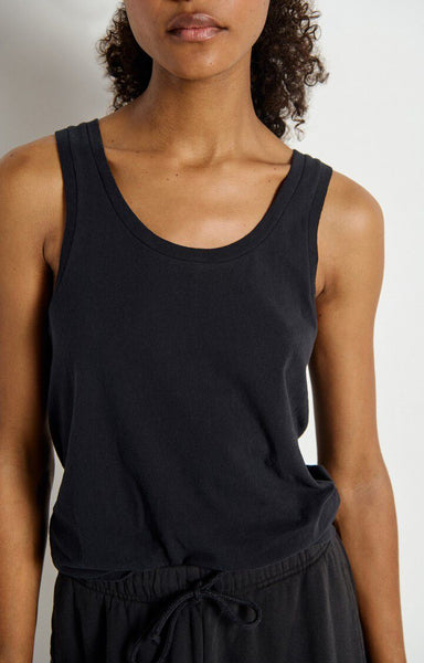 American Vintage GAMIPY Tank Top in Black