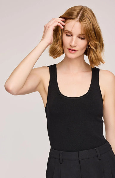 Gentle Fawn Sierra Scoop Neck tank top in Black