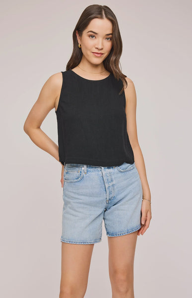 Gentle Fawn River tank top in Black