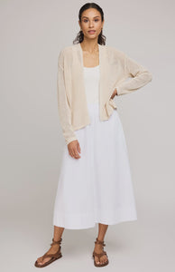 Gentle Fawn Toledo Open Front Cardigan in Linen