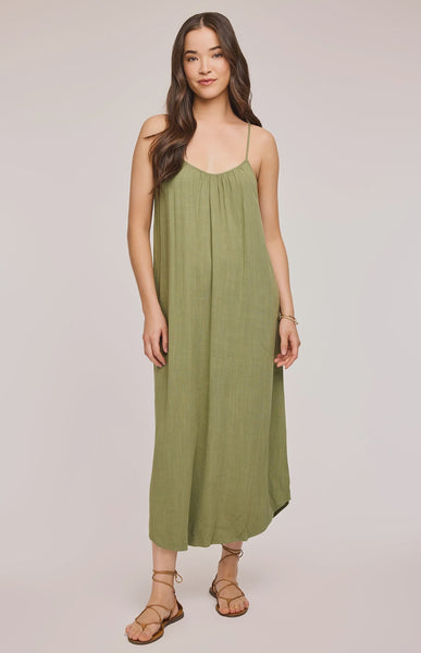 Gentle Fawn Brooke flowy maxi dress in Matcha