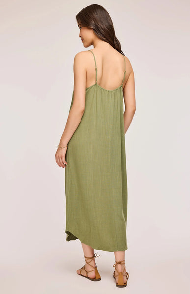 Gentle Fawn Brooke flowy maxi dress in Matcha