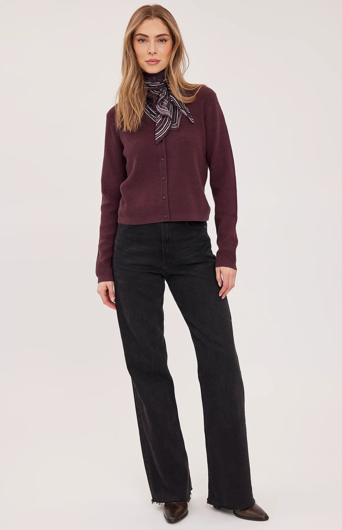 Gentle Fawn Mirabelle Cardigan in Heather Port
