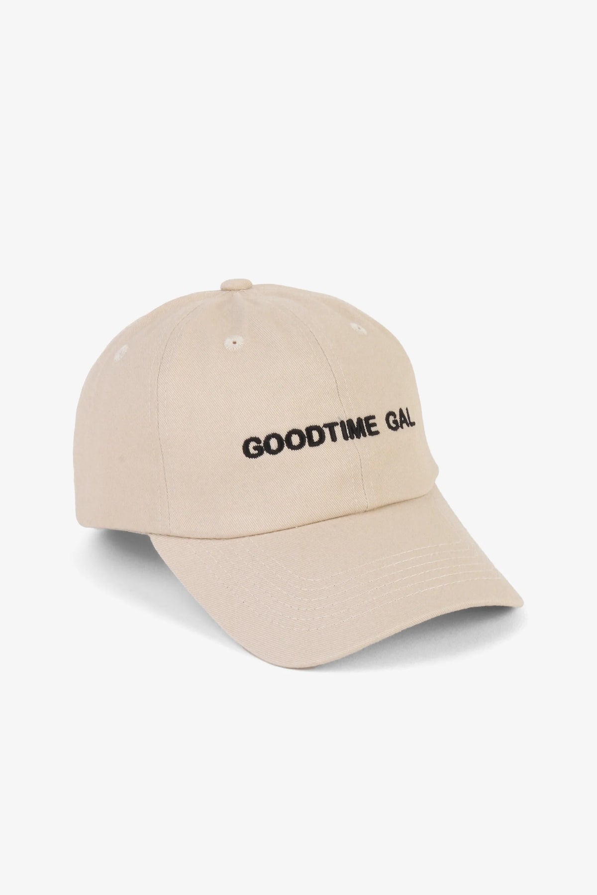 Intentionally Blank "Goodtime Gal" Dad Cap in Sand